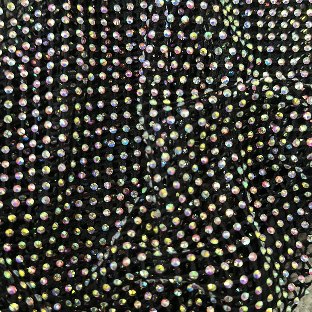 STRETCHY RAINBOW STUDDED LEGGINGS